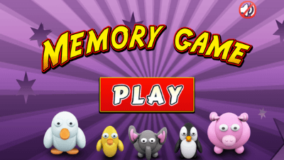 Gioco di memoria sugli animali